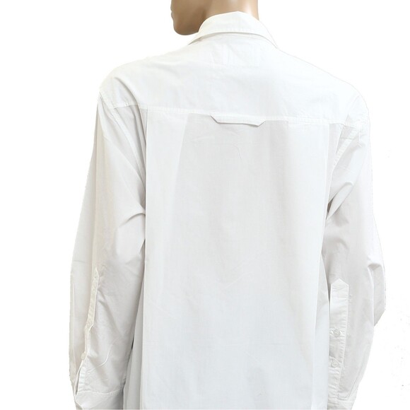 Citizens Of Humanity Kayla Shirt Tunic Top Buttondown Long Sleeve White S 283497 - Picture 10 of 11